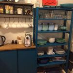 Stylish Ikea Ivar Kitchen Storage Unit In Blue. | Ikea Regal Küche